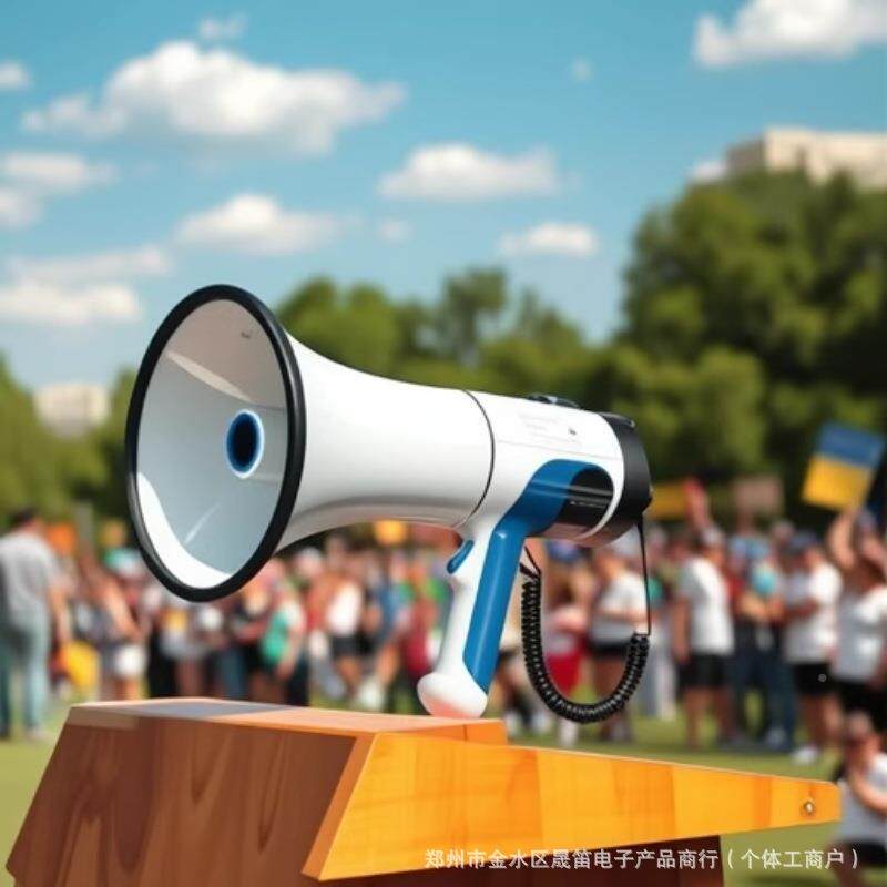 手107U持拿户外叫卖号大扩音器功率声音喊话器喇录角音地摊宣传充
