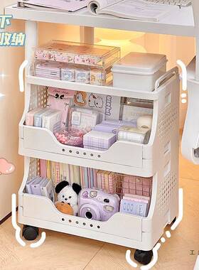 小家用推车置物架书房客F9856HS9厅卧室整理移动纳收架推车手推可