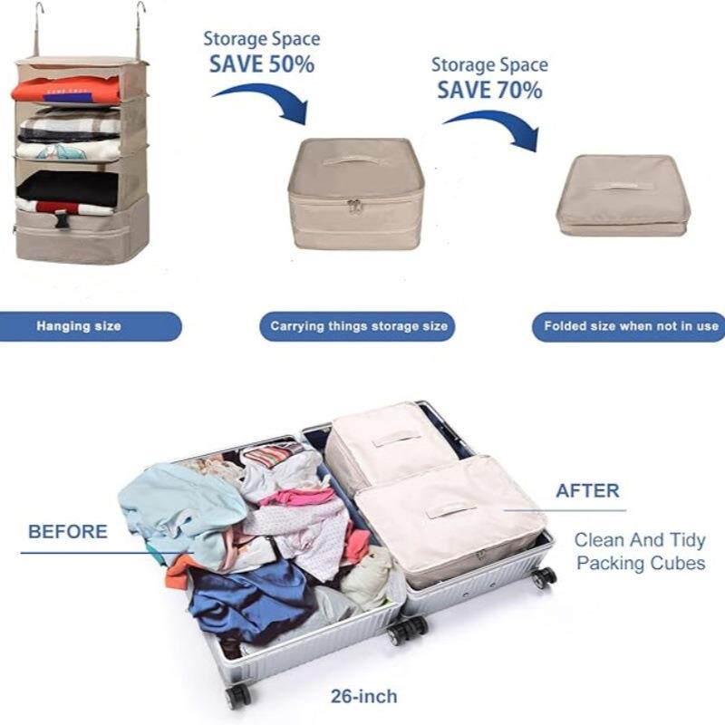 便携式悬挂箱式2024628衣旅行架袋手提收纳行袋随身衣柜旅行包可