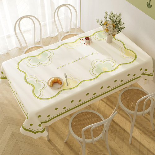 PVC桌布防水防油防烫免洗家用塑料桌布台布长方形餐桌布茶几桌布