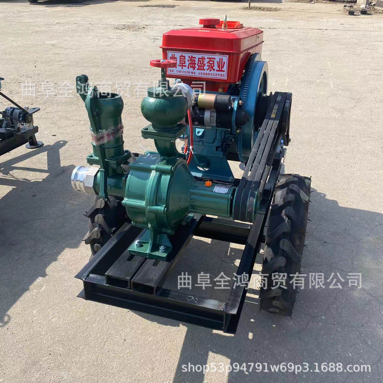 3寸柴油电启动高扬程增压泵