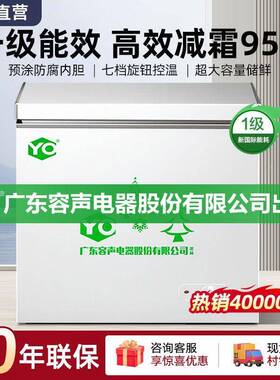 ZZ101258节能减霜59%冰柜家用小型单冷藏冷冻双大温容量商用速冻