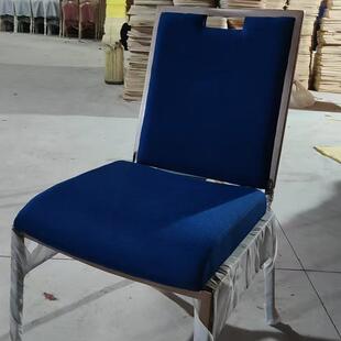 新式包餐椅中饭店包厢餐厅酒店用专麻布铁OZJ艺靠背软椅餐椅婚礼