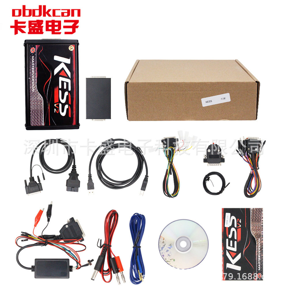 欧版 KESS 5.017 V2.53 红板PCB ECU刷写编程仪 工厂现货