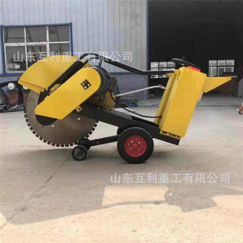泥马路切割机油切水割机汽油缝机混凝土切刻柴纹机500马ZNG路切割
