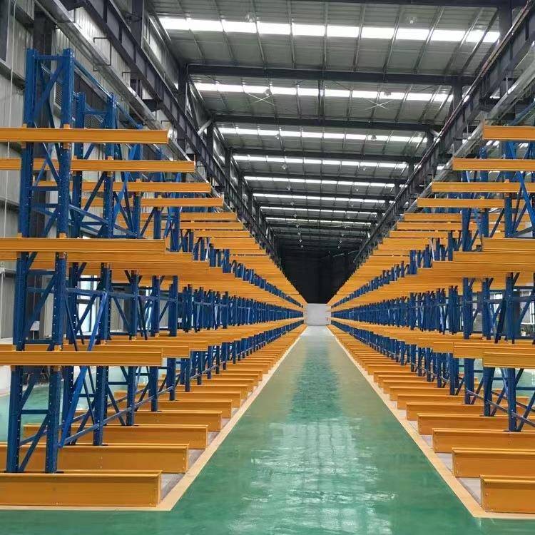 重型铝材管材物置单双架仓面悬臂AAA式货架重型库托臂式拆装货架