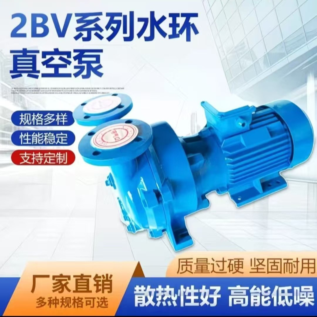 2bv水环式真空泵工业用水循环抽负压大吸力高真空无油低噪压缩机