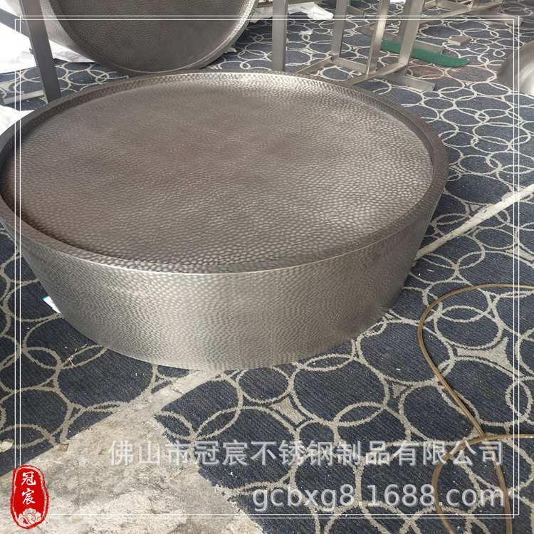 异型不锈钢茶几 异型金属茶几  仿古茶几