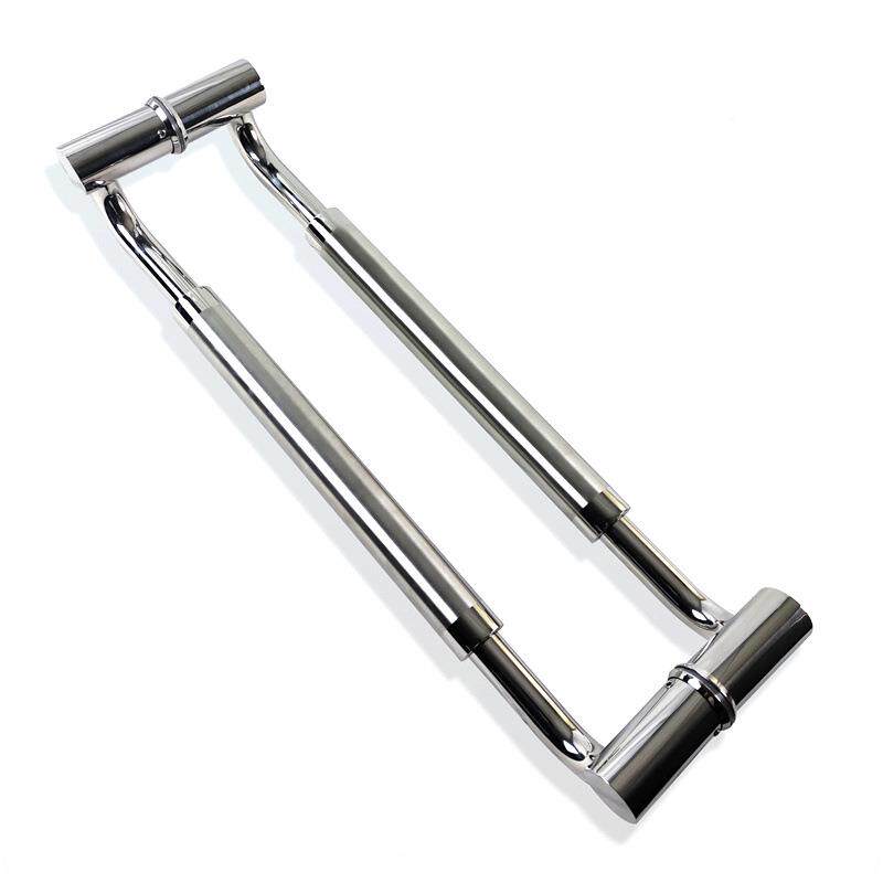 OQS把304加不锈钢厚弯管手玻璃门木手门有框门拉手扶手大门大拉包