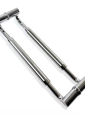 OQS把304加不锈钢厚弯管手玻璃门木手门有框门拉手扶手大门大拉包