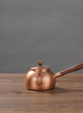 侧壶TH-600把铜6纯00ml紫茶铜壶