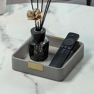 进口入玄门关钥匙收纳盒置物FMI摆件轻奢创高档客意厅桌杂物托面
