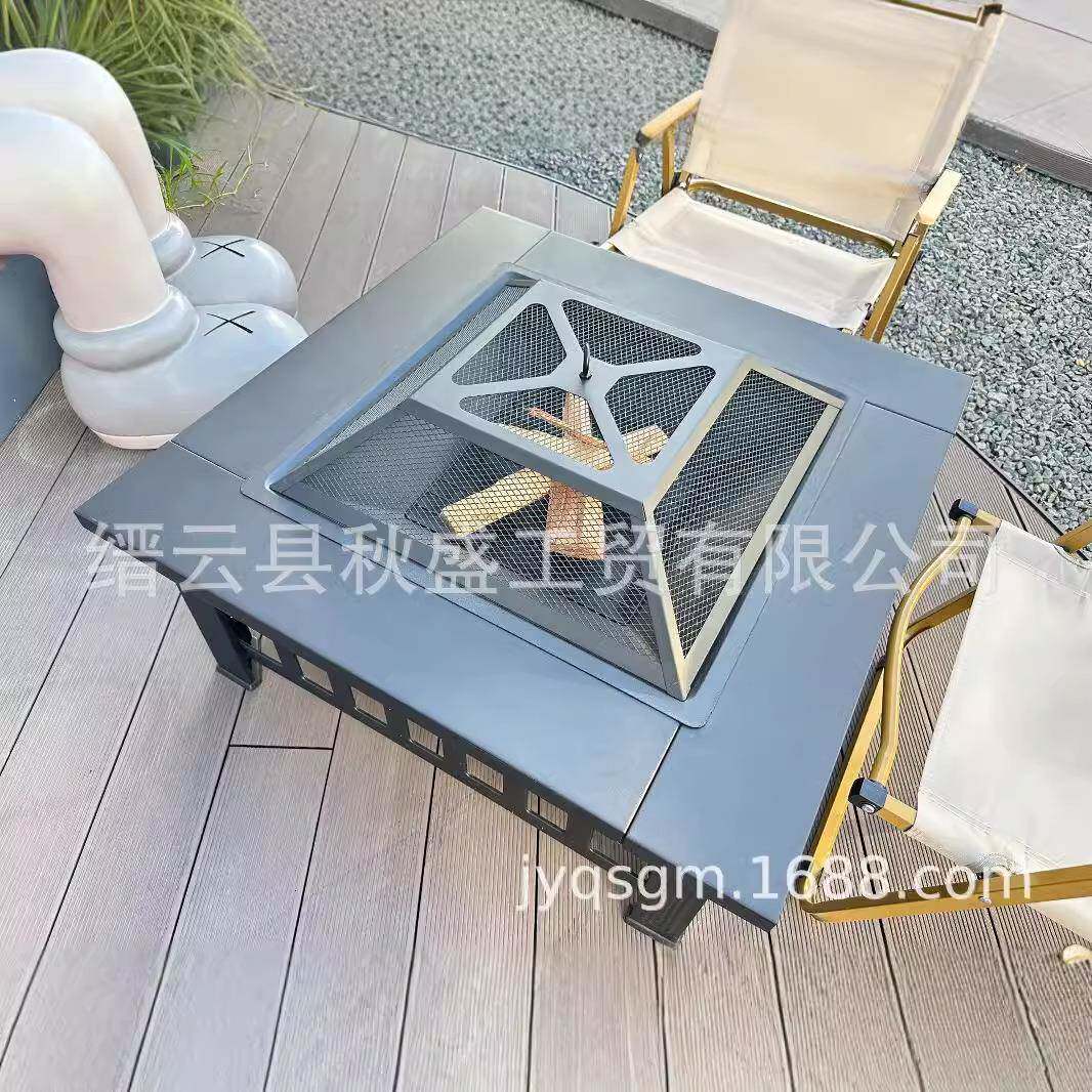 围煮茶烧烤冬炉8703桌炉户外花园家具木炭取暖炉烤天火炉庭院家具