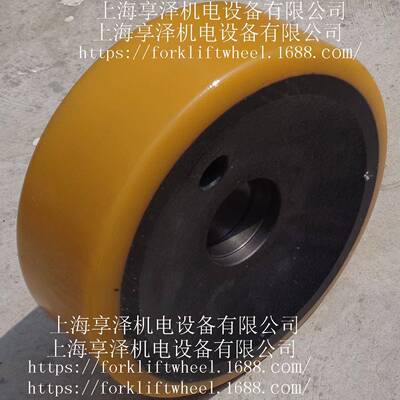 林德承载轮轮前轮子00299进087122329动电仓储叉车口胶PU挂胶轮胎