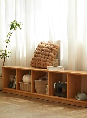 全实木组窗柜矮柜地柜电飘视柜卧阳台柜合室简VAV约榻榻米收纳储