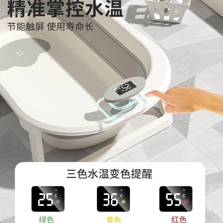 浴婴儿洗DGH澡盆浴盆宝宝折叠可儿坐躺大号桶小幼孩家用新生儿童