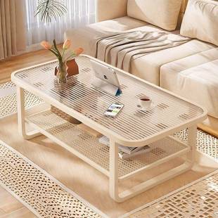 茶几客家用205新款 茶桌桌子化PCS玻璃奶厅油 2轻奢储物小户型个性