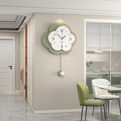 现代轻奢JT21245表挂钟客厅钟厅表家用时尚奶油风网红挂创意餐时