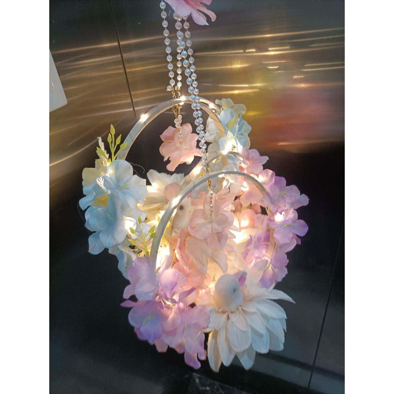 花灯灯成品GUN免做十价兔子花灯笼宫春节宵羽毛古风元个花灯