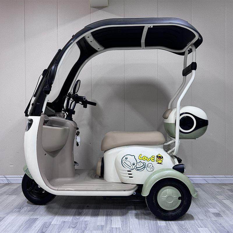 新国标女士电动三轮车代步接送女闲性AL356958款孩子老年人休电车