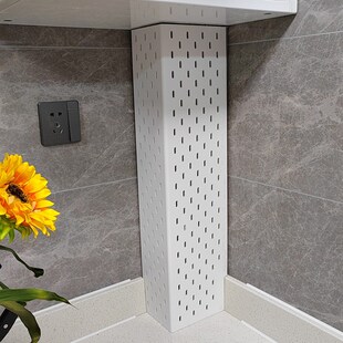 管道遮丑挡板 厨房天然气燃气管道装饰护角 亚克力包管洞洞板L型