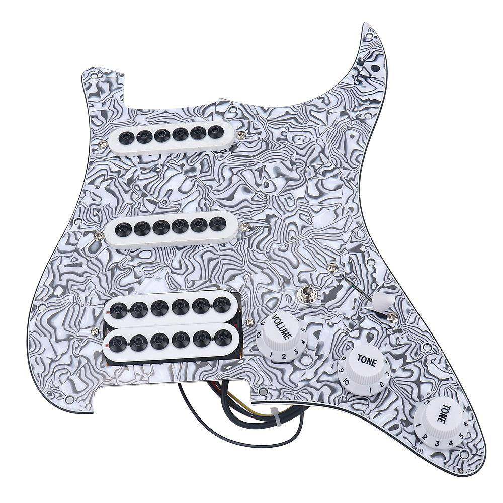 电吉他电路板 ST SQ单单双护板拾音器 电吉他线路总成SSH拾音器套