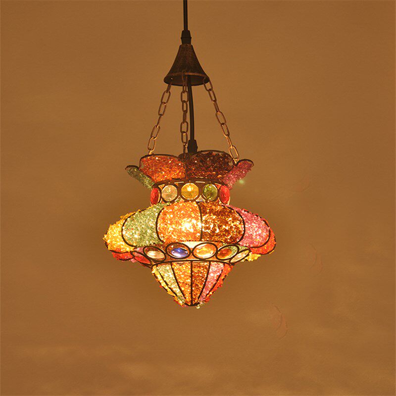 网红小水晶吊灯走廊过道灯具艺术创意玄关奶茶店漫咖啡饭店餐厅灯