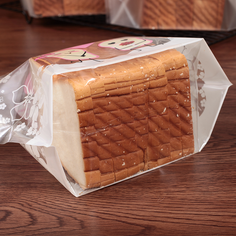 吐司包装袋450g克自封口拉链袋烘焙面包袋子大小号手提透明糕点袋