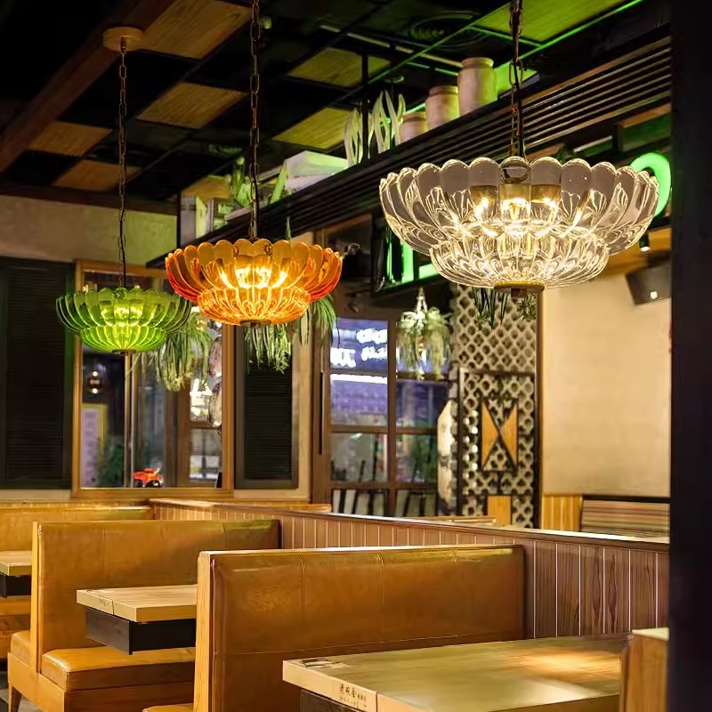 设计师款北欧餐厅PH2吊灯玻璃极简咖啡厅氛围卧室床头吧台吸顶灯