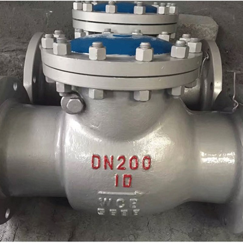 H44H-16C25C碳铸钢法兰旋启式止回阀单向阀防倒流水蒸汽止逆阀
