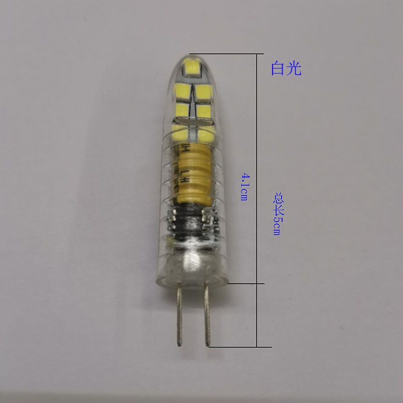 LED灯珠G4插泡萤火虫水晶灯220V高亮节能护眼3W无频闪插针小灯泡