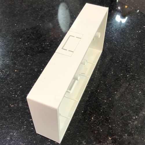 明装pvc接线盒双暗盒暗线底座 开关盒子插座 通用86双联底盒底合