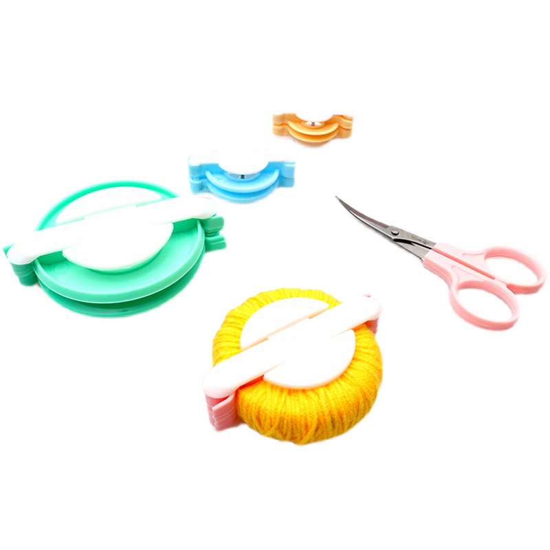 毛线帽子毛球球制作器diy手工制作工具绒球器毛球器绕球器配剪刀
