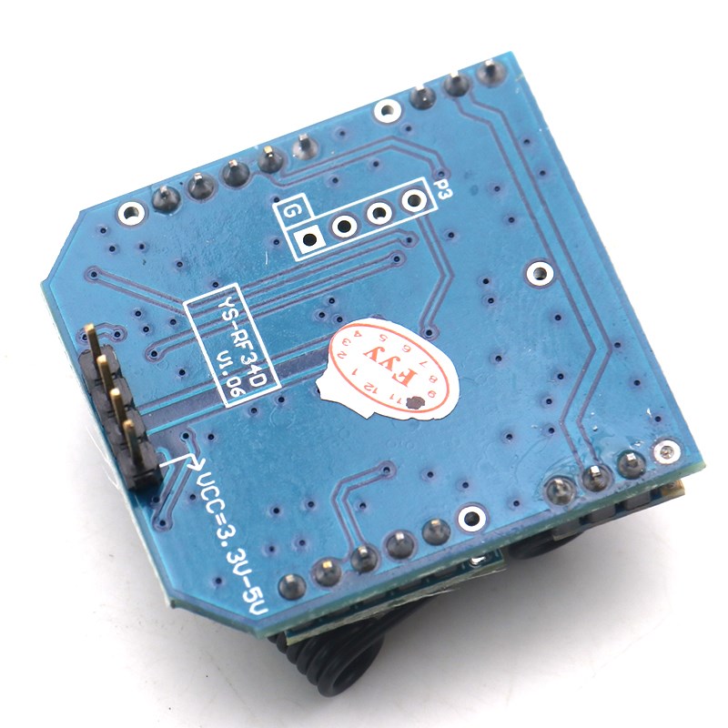 双频射频编解码模块 315/433 无线遥控开关控制 单片机串口 RF34D