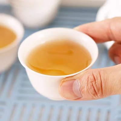 一次性稻壳功夫茶杯小号加厚品茗茶杯高档环保可降解高档茶具杯子