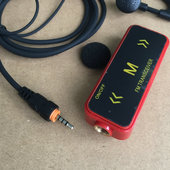 2.5mm小型迷你对讲机耳机螺纹笑脸耳机线螺丝口耳塞耳挂单孔专用