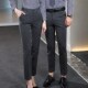 职业西裤 高弹力免烫工作服裤 子咖啡色墨绿色职业西装 春秋男女款 裤