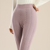 冬季 棉裤 修身 高腰夹棉打底裤 显瘦加绒加厚妈妈秋裤 校服内穿保暖裤