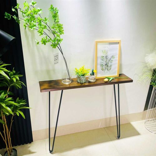 创意实木玄关桌条案新中式实木轻奢玄关台窄条桌极窄玄关桌