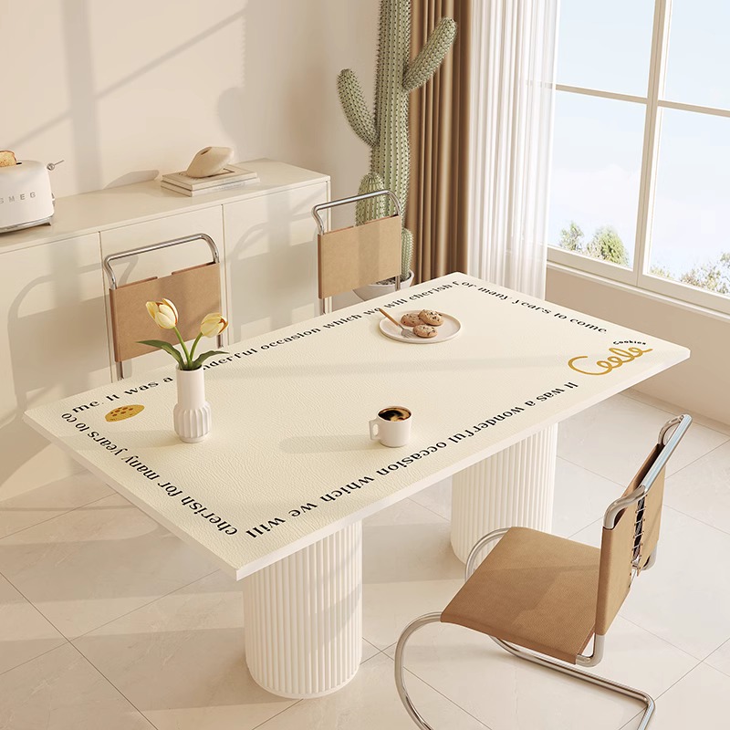 高级感防水防油免洗桌垫桌布防滑