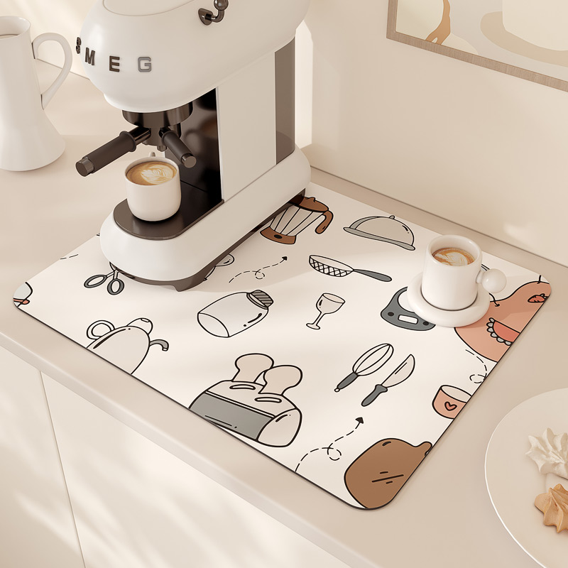 清江画廊定制厨房碗筷沥水垫餐垫