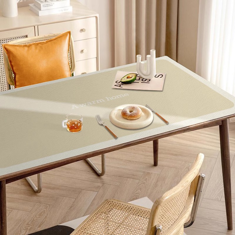 简约垫高级感防水防油防烫桌布垫