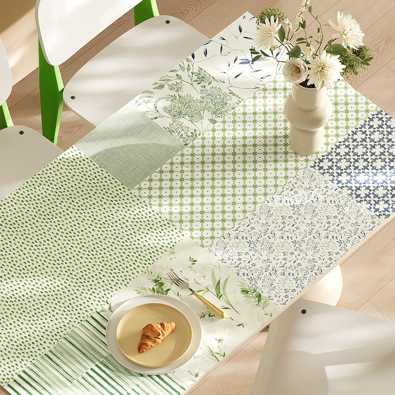 北欧风免洗防水防油防烫桌布桌垫
