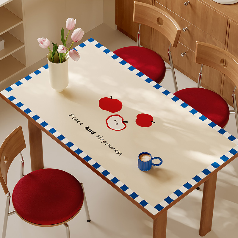 多巴胺高级感轻奢防水防油桌布垫