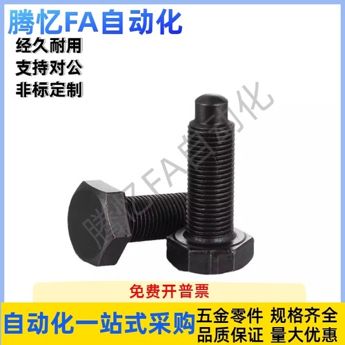 螺纹前端R型定位螺栓PBE21-M4M5M6M8M10M12M16-L15L20L25L30L35