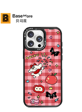 贝司魔【Wind Rises】联名卷毛小狗适用于苹果iPhone13promax卡通17Pro全包防摔潮酷苹果16Pro保护套15手机壳