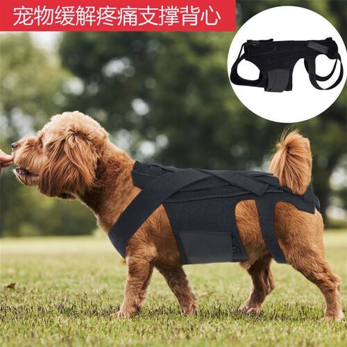 战术狗衣服狗狗背部支撑IVDD缓解背部疼痛缓解病痛受伤支撑狗背心