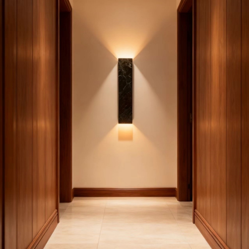 设计师款大理石壁灯轻奢意式极简