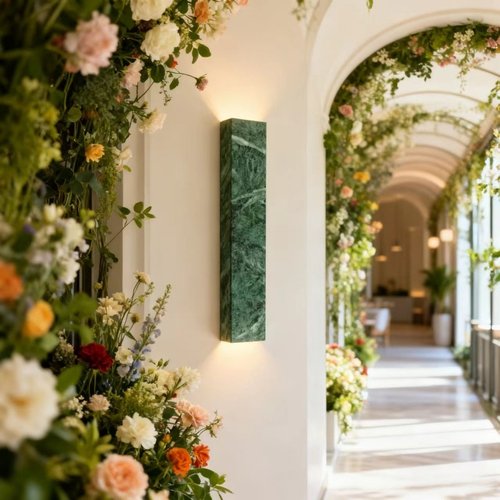 酒店别墅售楼处大理石壁灯