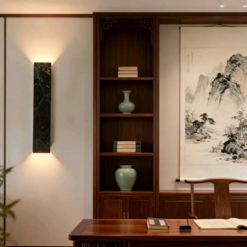 大理石壁灯轻奢意式极简现代